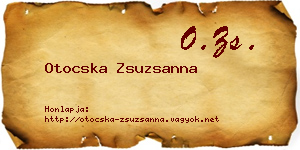Otocska Zsuzsanna névjegykártya